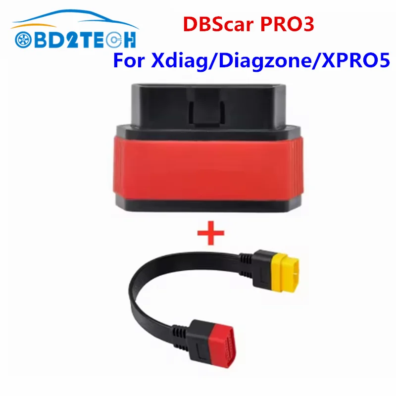 2025 Hot DBScar PRO3 For Diagzone/Xdiag/XPRO5 Version With Bluetooth Adapter OBD2 Diagnostic Scanner PK Easydiag DBScar Dbscar 5