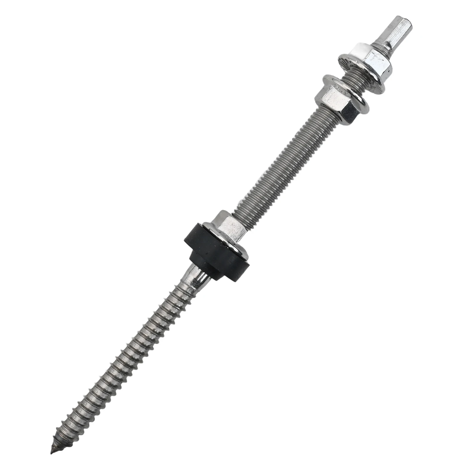 Brand New Exquisite High Quality Practicall Hanger Bolts Accessories Locking Nut M10 Parts EPDM Hanger Bolts + Adapter