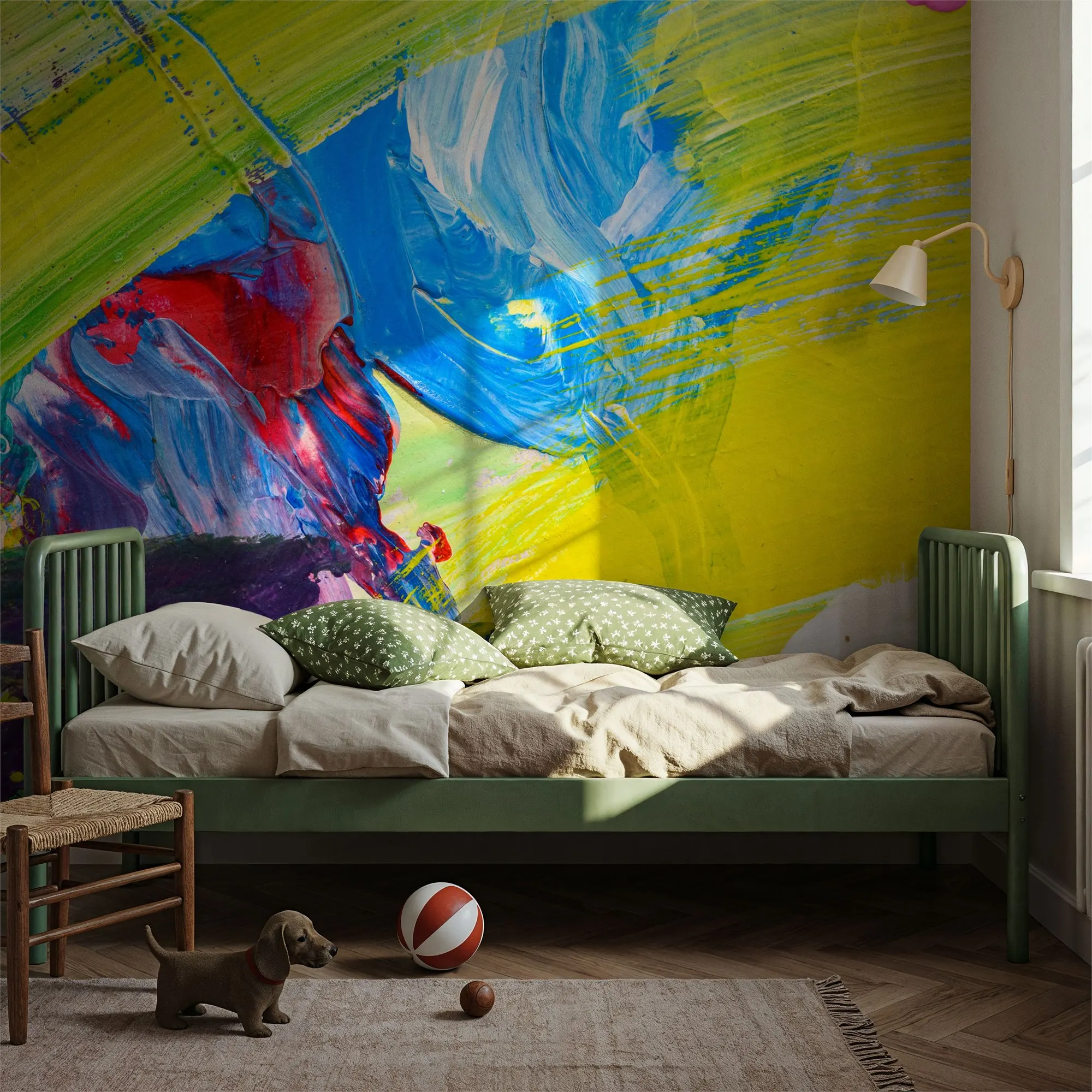 Custom Provence Valley Landscape Wallpaper Made to Measure Wall Mural