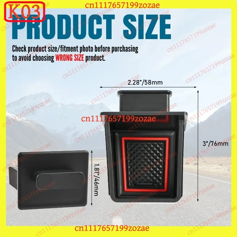 LK Center Console Organizer Armrest Tray Storage Box Interior Replacement Parts For Toyota Tacoma 4Runner 2024‑2026