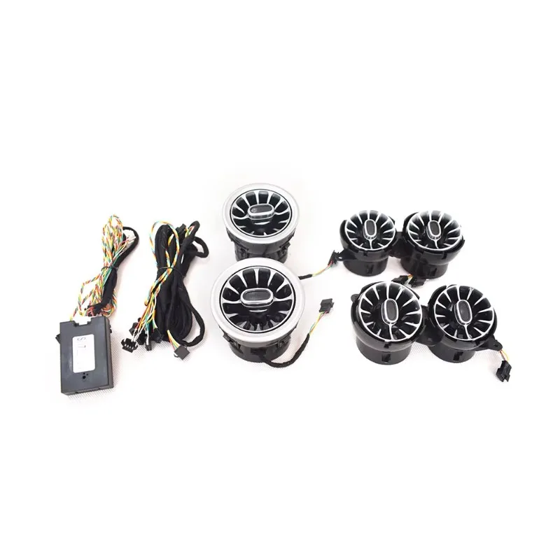 For Mercedes Benz S-Class W222 Air Conditioning Lights 2014~2020Y 7-Color or 64 Color Front Vent and Rear Vent Ambient Lights