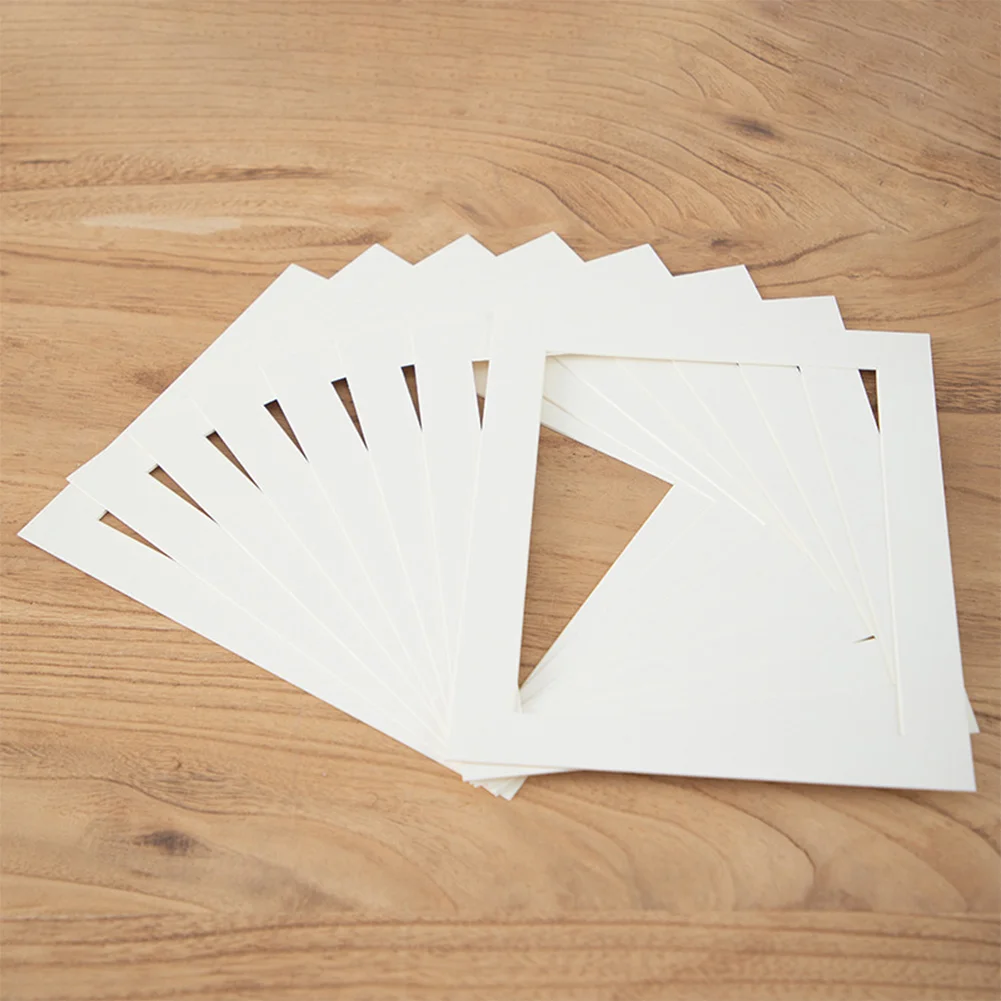 Cardstock Sheets Photo Frame Inserts For Home Decor Personalized Home Decoration Mats Photo Frame Quick Mounting Sturdy Paper