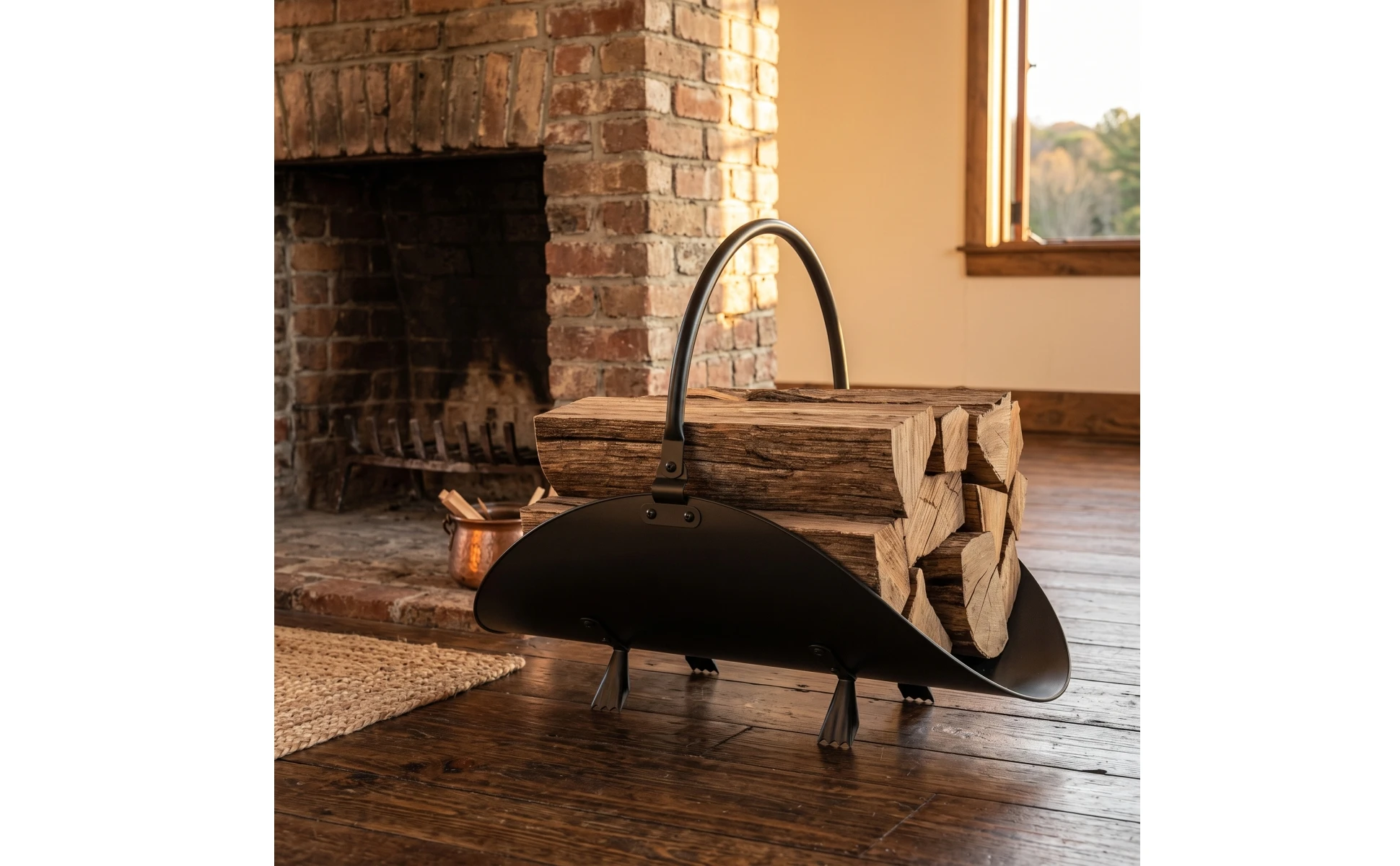 Firewood Rack with Handle Portable Log Cradle with Handle Fireplace Log Holder Metal Firewood Rack with Handles Heavy Duty Firewood Rack with Handle Portable Log Cradle with Handle Fireplace Log Holder Metal Firewood Rack with Handles Heavy Duty