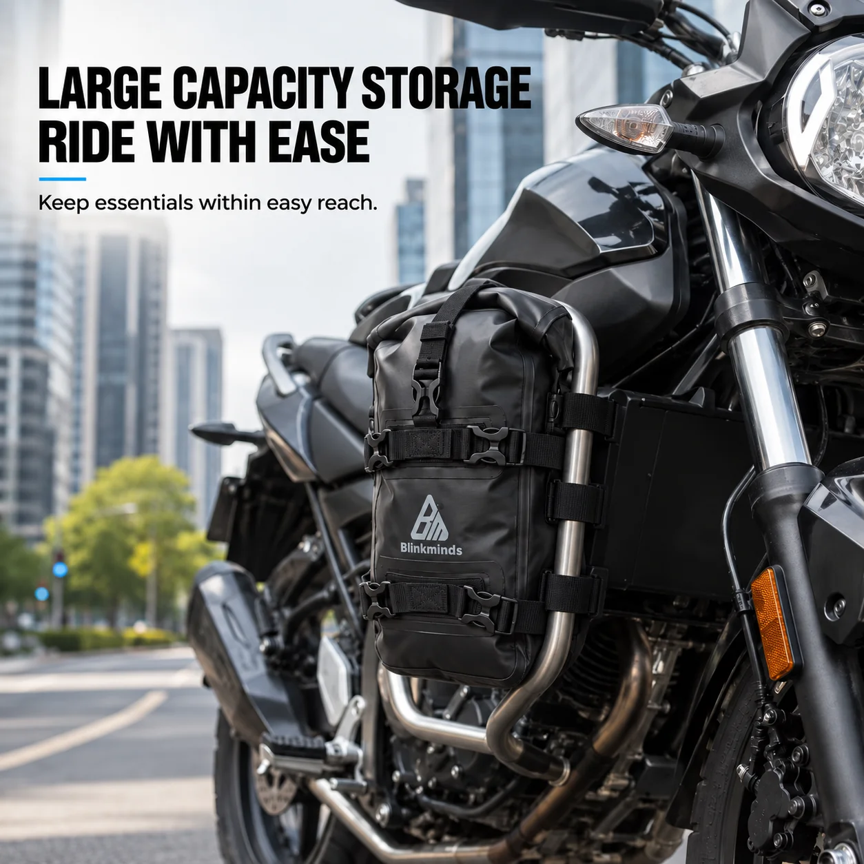 1/2 stücke Wasserdichte Motorrad Crash Bar Tasche Reparatur Werkzeug Platzierung Tasche Für HONDA Suzuki BMW R1200GS Yamaha Motorrad Tasche teile – Detail 17