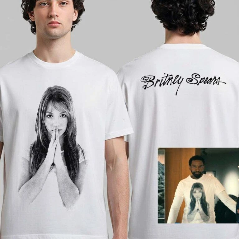 Mother's Milk Britney T-Shirt Sommerliches Unisex-T-Shirt, lockeres und atmungsaktives T-Shirt-Oberteil – Detail 2