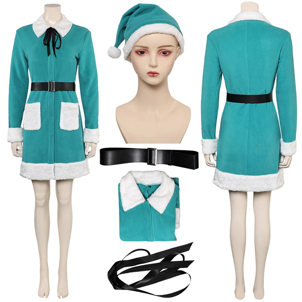 Cosplaylegend Christmas Santa Claus Lady Cosplay Costume Xmas Roleplay Dress Sexy Outfits In Christmas Halloween Party Suits