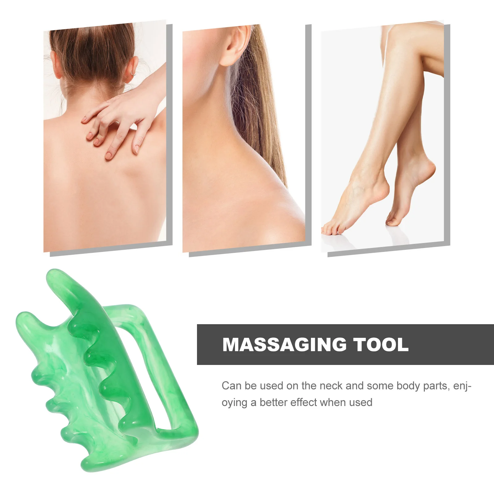 

Double Push Massager Resin Body Gua Tool Scraping Tablets boards Facial Beeswax Back Muscle Scraper Neck Massager Portable