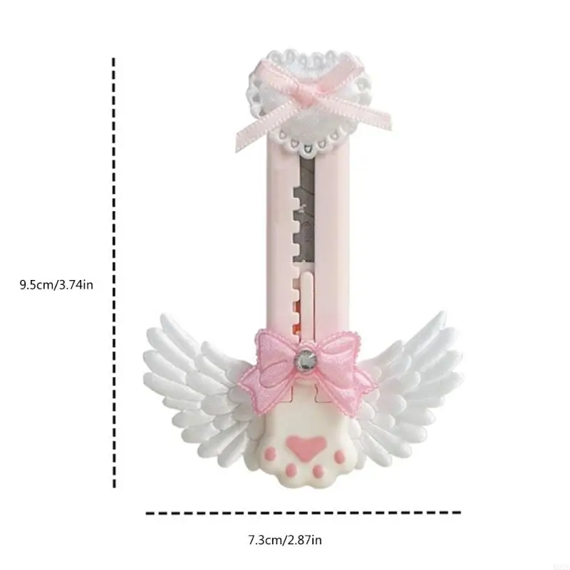 Retractable Envelope Opener Package Box Opener, Bowknot Safety Cutter