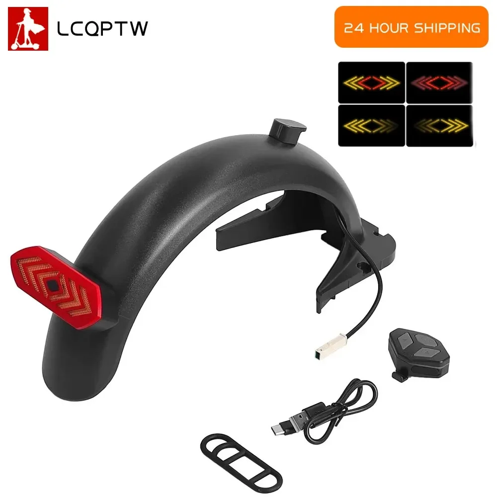 

Remote Control Fender Turn Signal Light for Ninebot Max G30 Mudguard Safety Warning Turn Taillights Electric Scooter Accessories