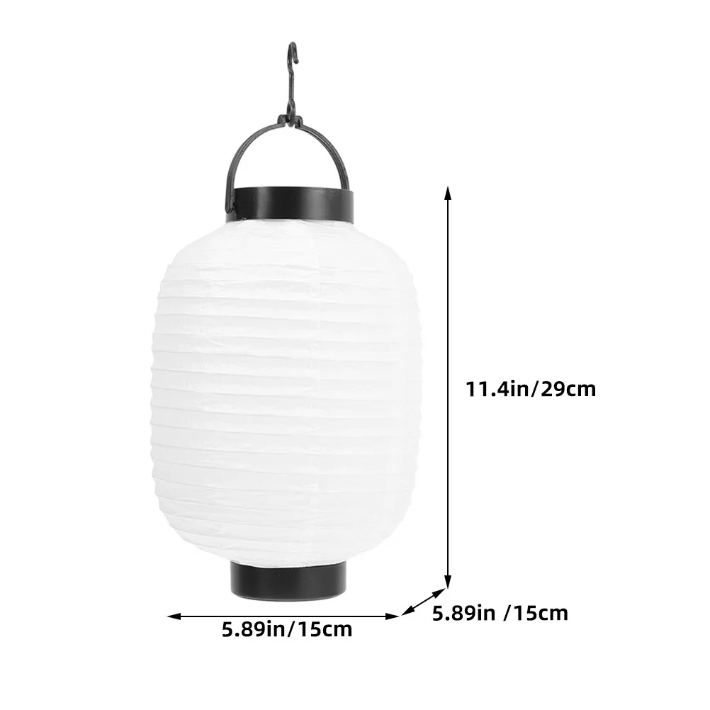2개 일본식 종이 등불 접이식 걸이등 실내외 장식용 바 레스토랑 카페 일본 테마