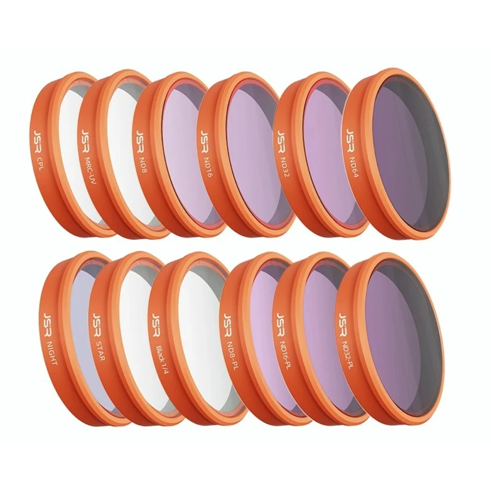 For DJI Action 6 Filter Multi-Layer Coating CPL STAR NIGHT Black Soft MACRO 15X ND Light Reduction Filter for Action Cameras