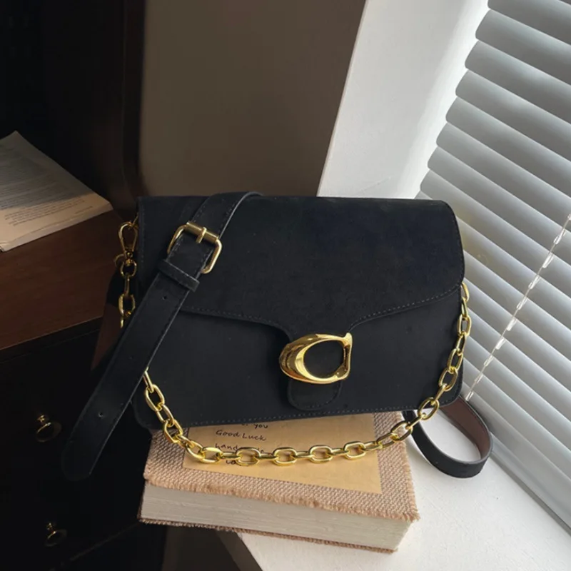 

Classic style new retro matte wine god bag - single shoulder strap crossbody with chain, handbag for women, crossbody bag at the