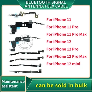 Bilashmart Bluetooth Signal Antenna Flex Cable NFC Buttons Stickers Accessor Parts iPhone 11 12 mini 11 12 Pro Max