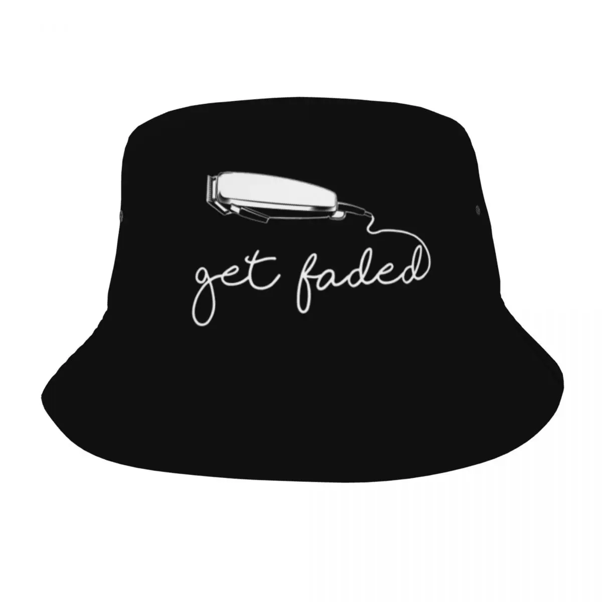 Get Faded Funny Barber Bucket Hat for Men Women Beach Field Hat Hip Hop Lightweight for Outdoor Sport Fishing Caps Dropshipping