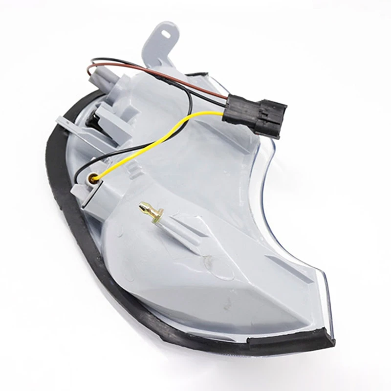 NCSMT 1 Pair Headlamp Front Corner Light Indicator for Hyundai Terracan 2001 - 2006 Wide Light Turn Signal Lamp with Bulb
