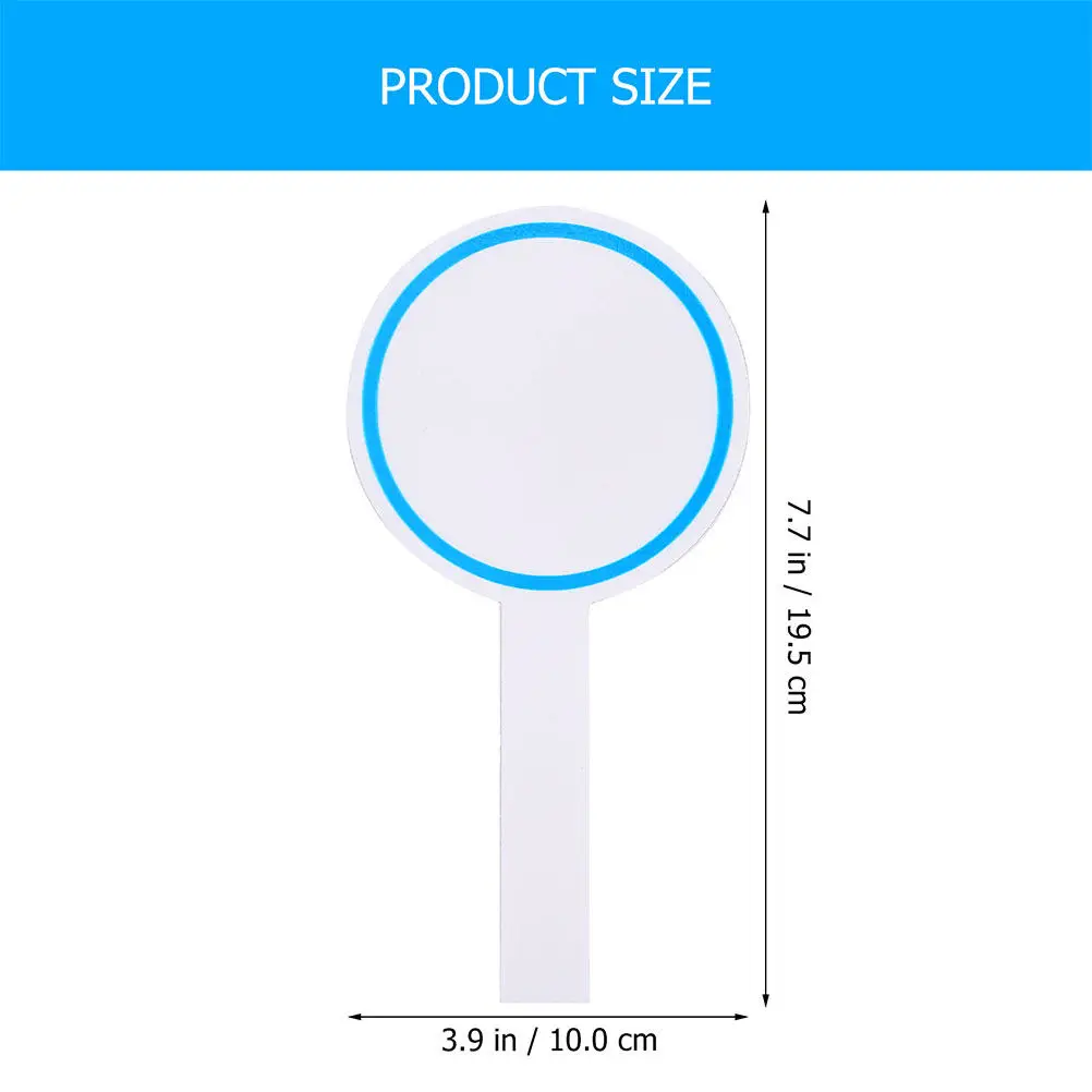 4Pcs Scoreboard Dry Erase Paddles Handheld Whiteboards Blank Writing Boards Multipurpose Voting Scoring Boards for Judges