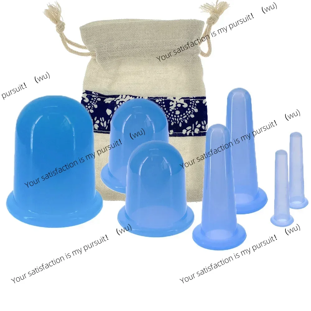 

Силиконовые вакуумные банки для массажа, антицеллюлитные массажные присоски для лица, подтяжка шеи, соскабливание кожи, гуаша, против морщин