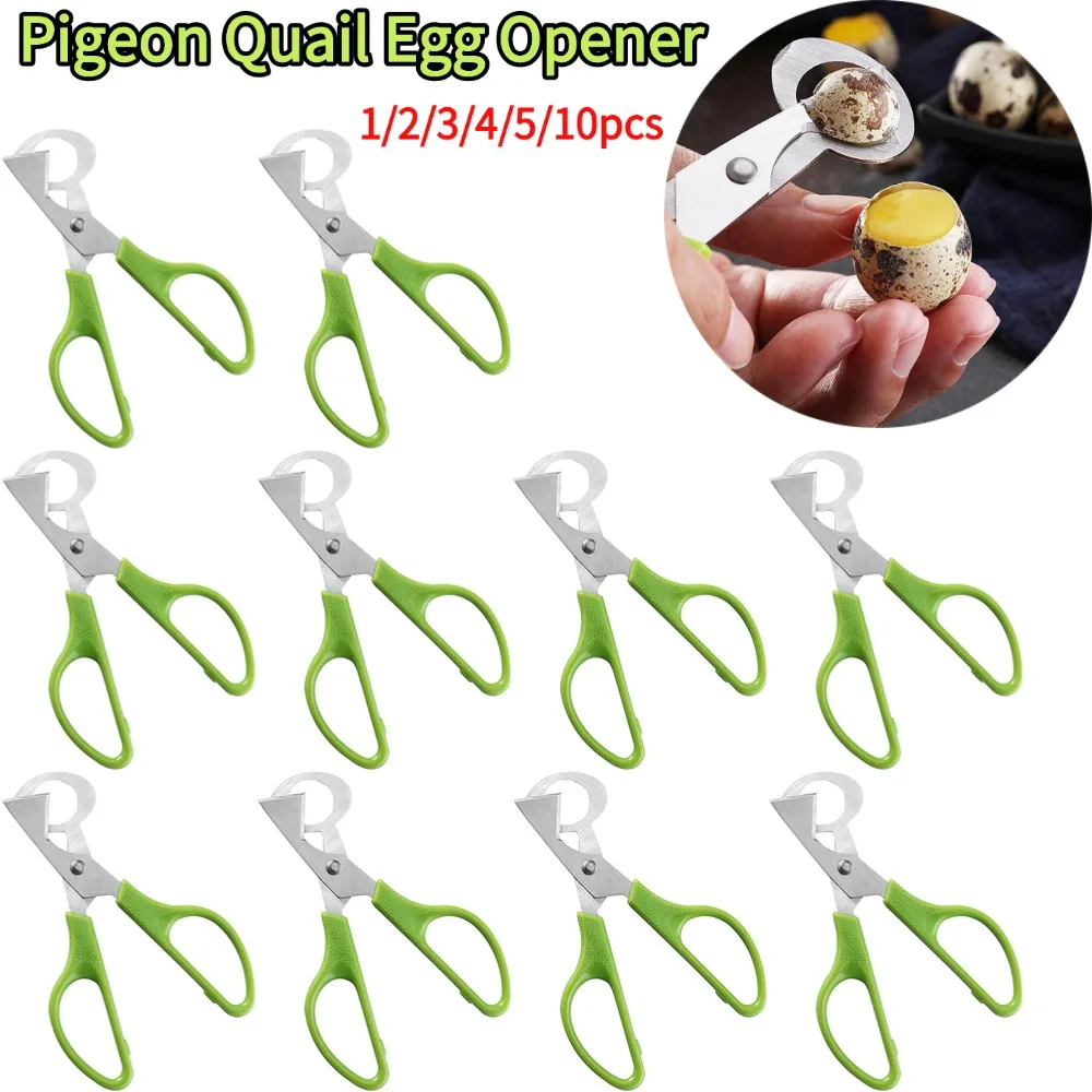 Cizalla para palomas, grieta abierta, tijera pequeña para cáscara de huevo, separador de cáscara de huevo, cortador de cigarros, herramienta abridor, tijera para huevos de codorniz y Paloma