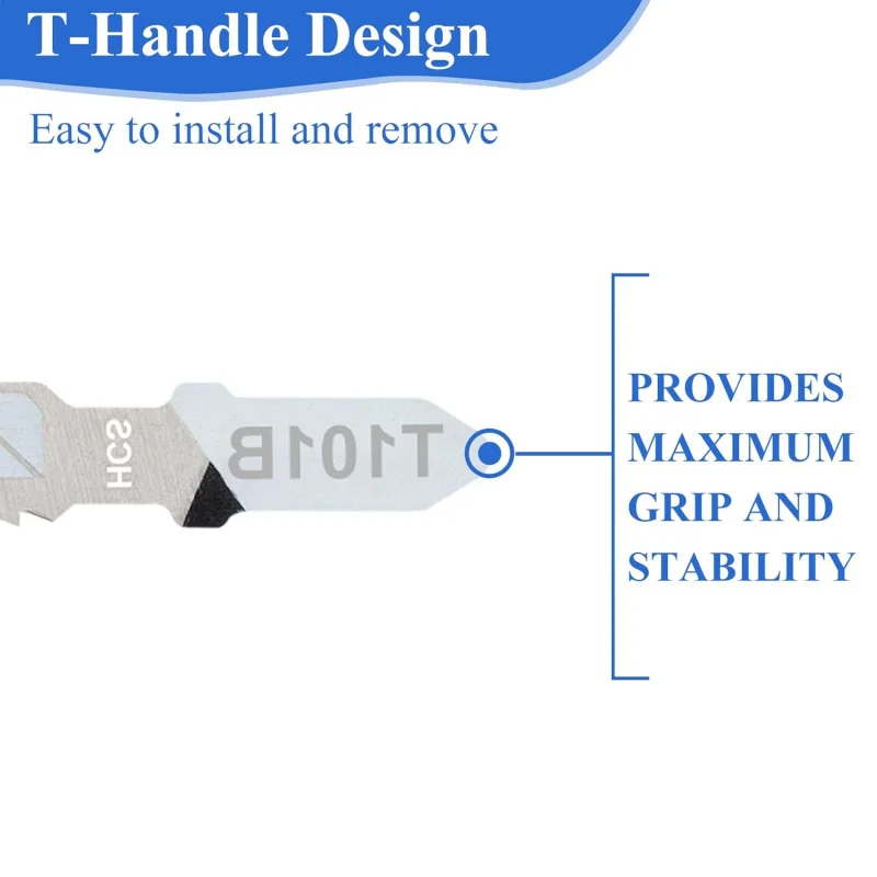 شفرات الصور المقطوعة، 10 قطع، متنوعة من الخشب على شكل حرف T، قطع المعادن والبلاستيك