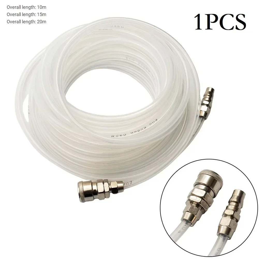 Imagem -06 - Pneumatic Air Tube Compressor Mangueira com Conector Tubo Reto Alta Pressão pe Flexível Europeu Junta Japão 10m 15m 20m