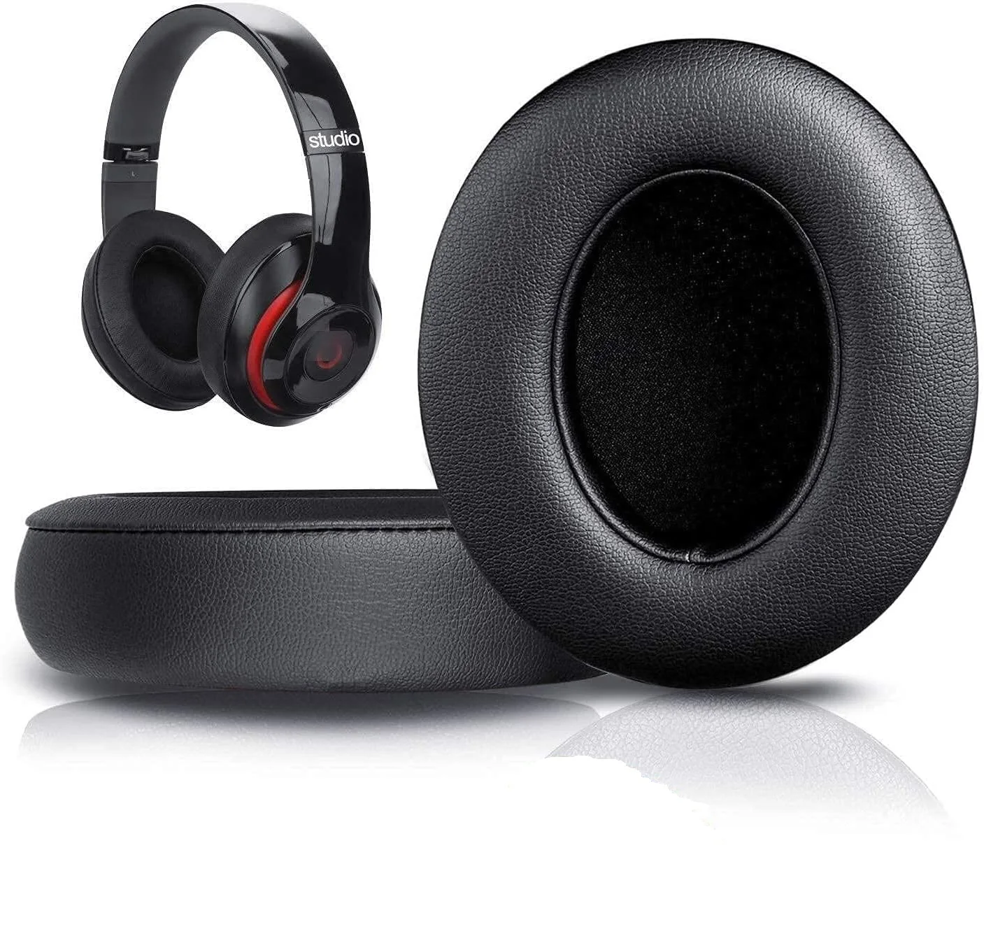 1 Pair Replacement Ear Pads For Beats Studio 2 3 Wired Wireless Headphone Earmuffs Ultra-soft Sponge Cushion Accessories image 5