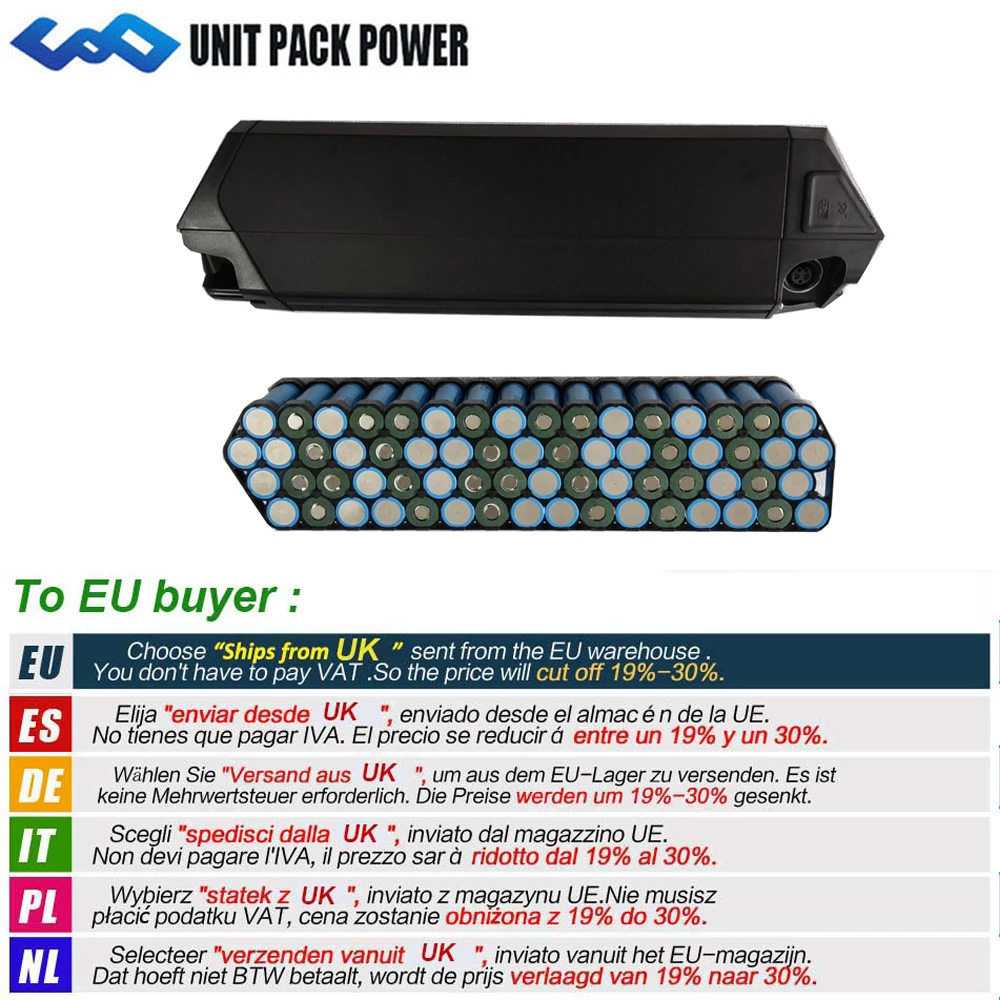 21700 Reention Battery 48V 52V 20Ah with BMS Ebike battery Dorado Plus akku L-G Sam-s-ng for NCM Bike Replacment