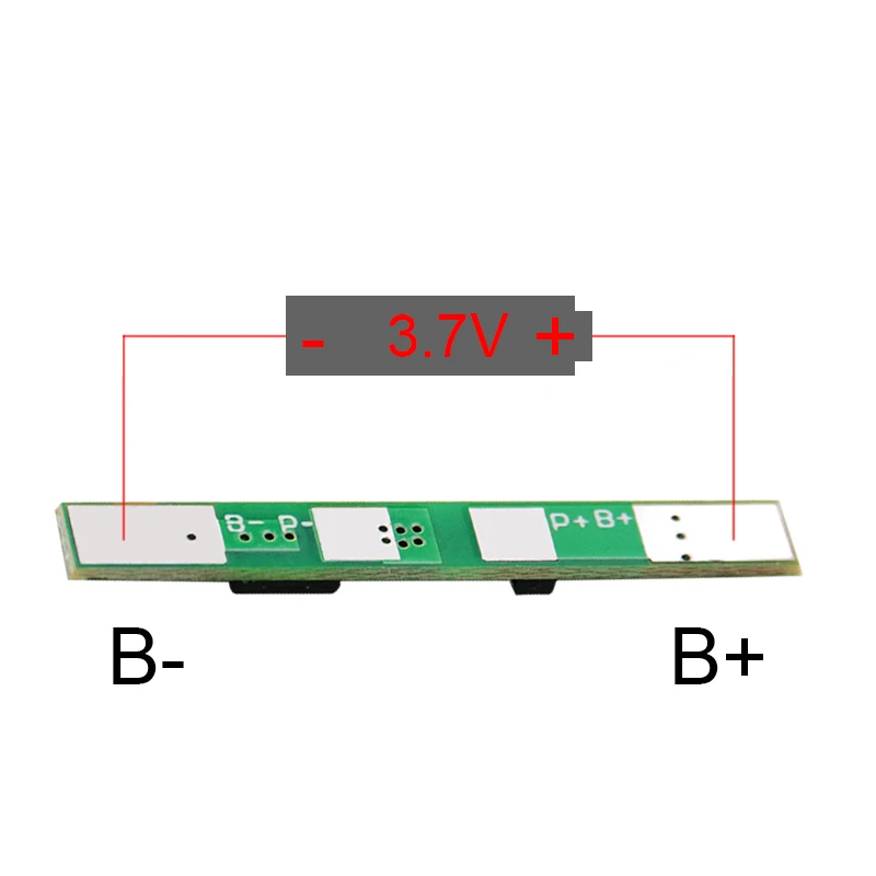 10PCS 1S 3.7V 3A Li-ion BMS PCM battery for 18650 lithium ion li battery protection board pcm