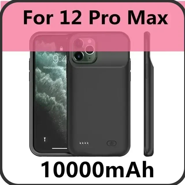 10000mAh Battery Case for Iphone 12 11 13 15 Pro Max Mini Power Bank Charger Cover for IPhone X S Max XR 7 8 6S Plus SE2020 Case