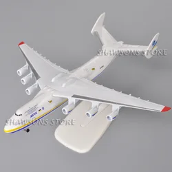 1:400 Scale Diecast Model Plane Toy Ukraine Antonov AN225 An-225 Mriya Strategic Transport Miniature Replica Collectible