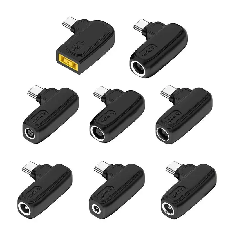 

100W DC to USB C PD Power Adapter Converter for Lenovo AsusHp DellAcer Laptop Charger to 5V 9V 20V Type C Charger Connector