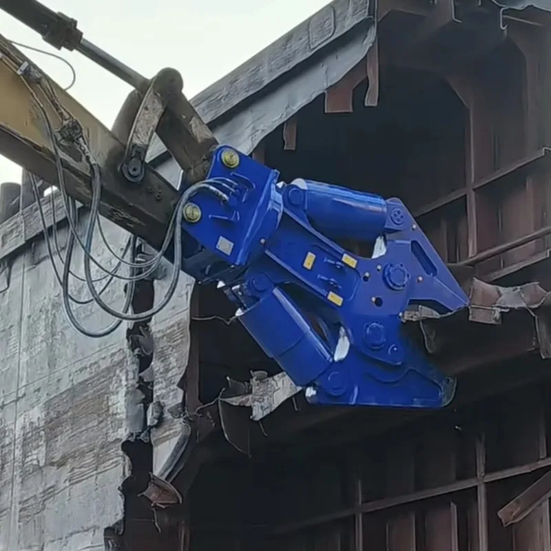 

Hydraulic Demolition Shear Excavator Attachment Heavy Duty Steel Cutter for Building and Bridge Demolition Recycling