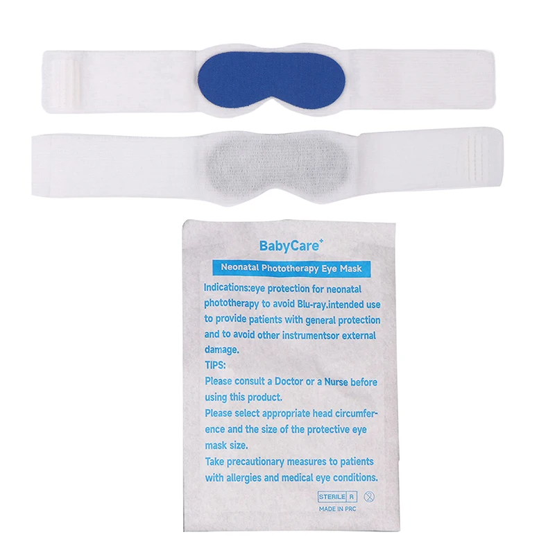 Anti-luz azul máscara de olho do bebê para icterícia fototerapia led lâmpada de luz de raio azul uso doméstico cuidados com os olhos recém-nascidos