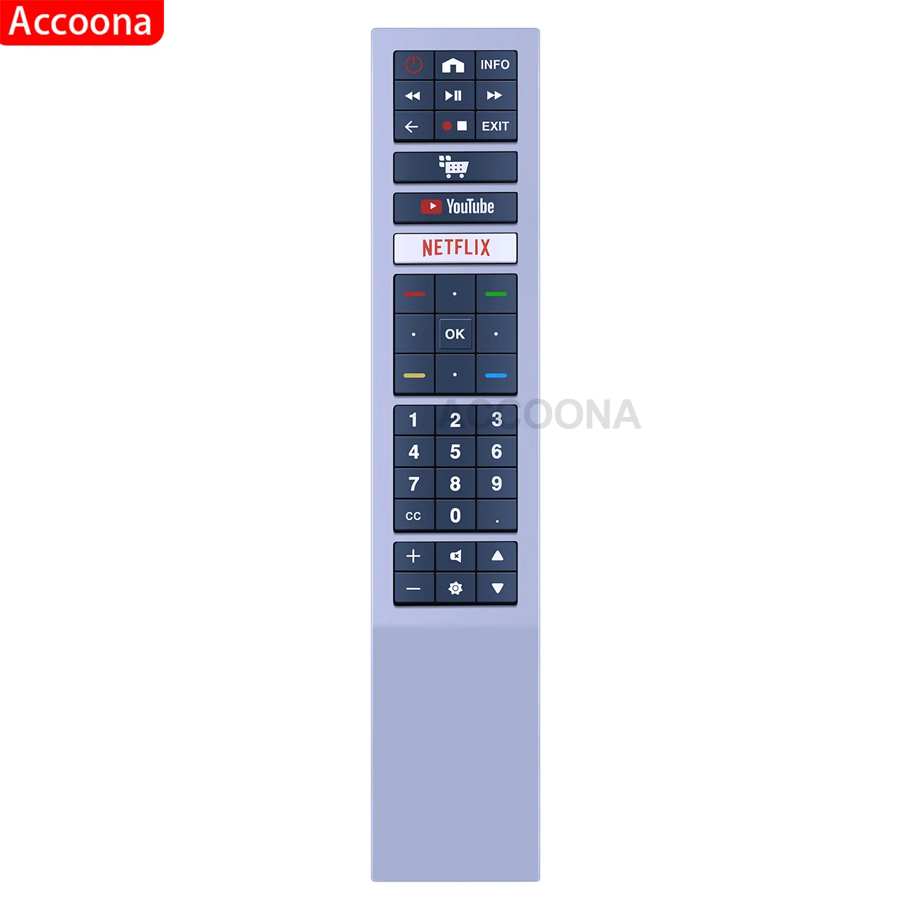 ريموت كنترول rc4183901, 398gr10beacn003ph, 32s5295, 43s5295, للتلفاز الذكي, تلفاز led, مع اليوتيوب وnetflix