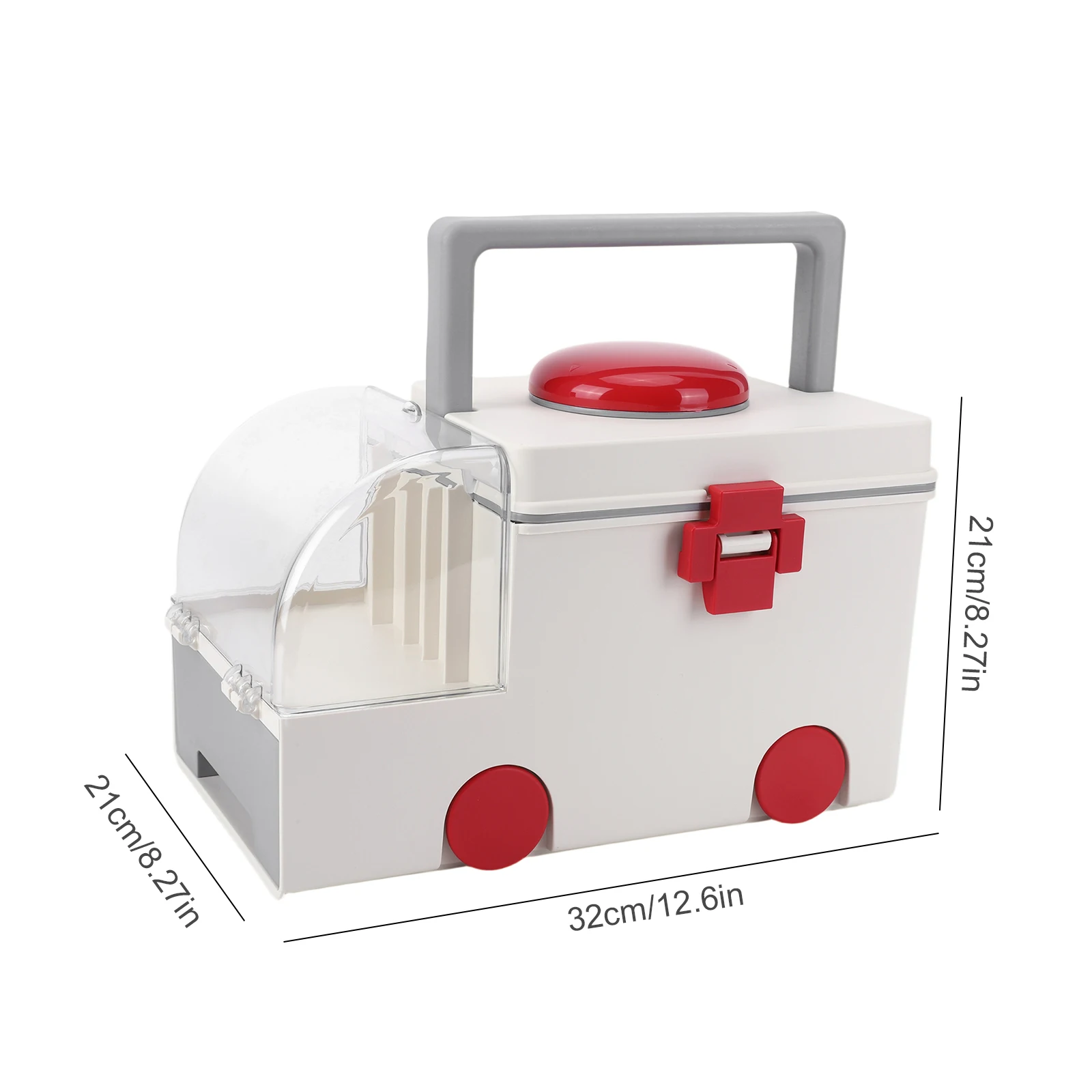 

Car-Shaped Household Medicine Box Wear Resist Plastic First Aid Kit Medicine Classification Storage Case for Room Decor