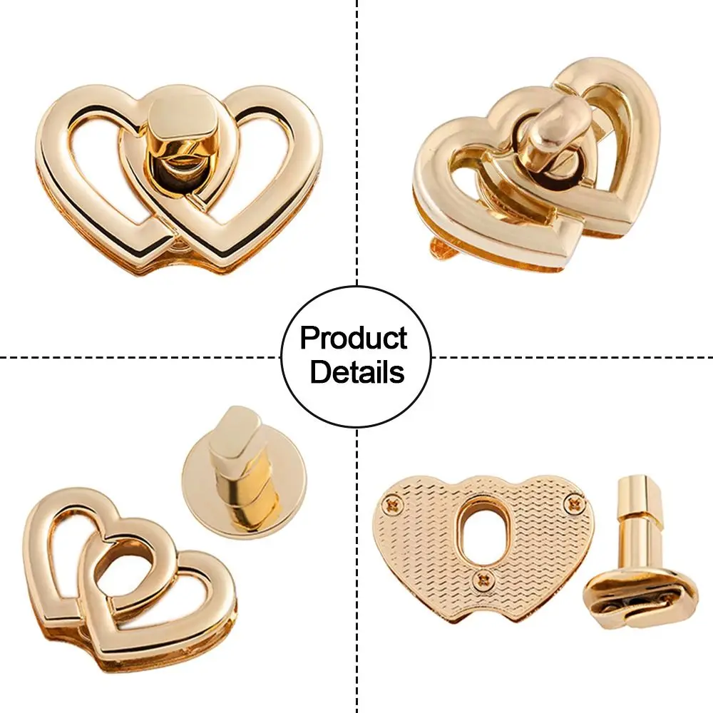 1Pcs Turn Locks Twist Lock for DIY Purses Bags Metal Clasp Handbag Shoulder Bag Purse Bag Accessories Metal Buckle