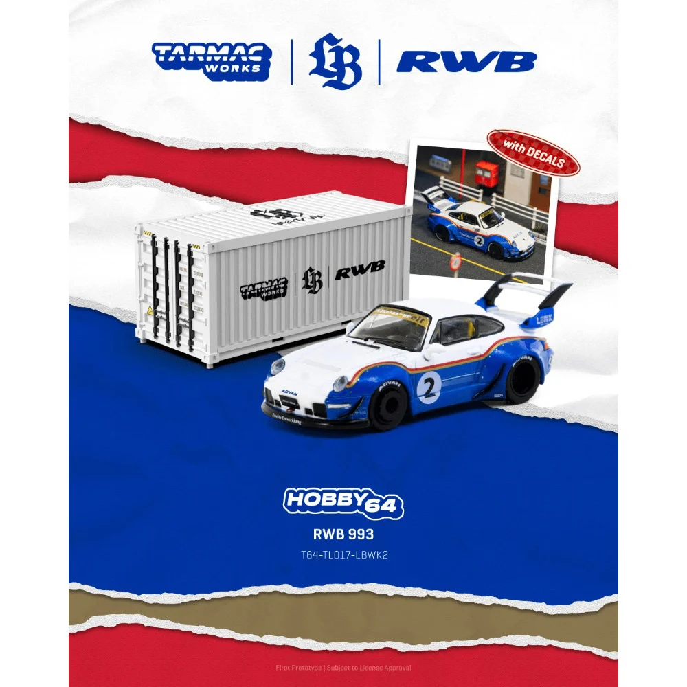 tarmac-works-1-64-rwb-993-liberty-walk-diecast-car-model-–-limited-edition-alloy-collectible-toy-for-adults-hobbyists