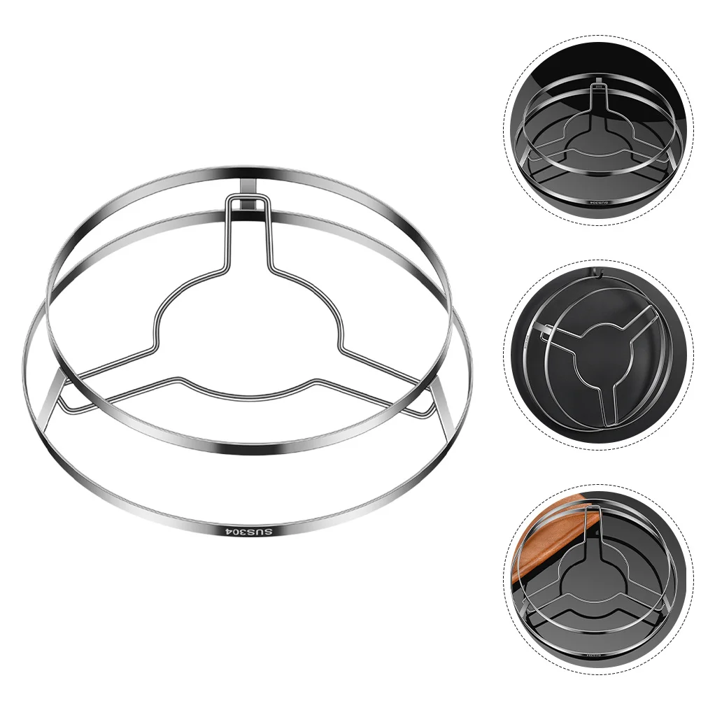 الفولاذ المقاوم للصدأ ووك رف وعاء الوقوف ل كونترتوب العزل الحراري تخزين المطبخ متعددة الوظائف عموم المنظم تجهيزات المطابخ قابلة لإعادة الاستخدام