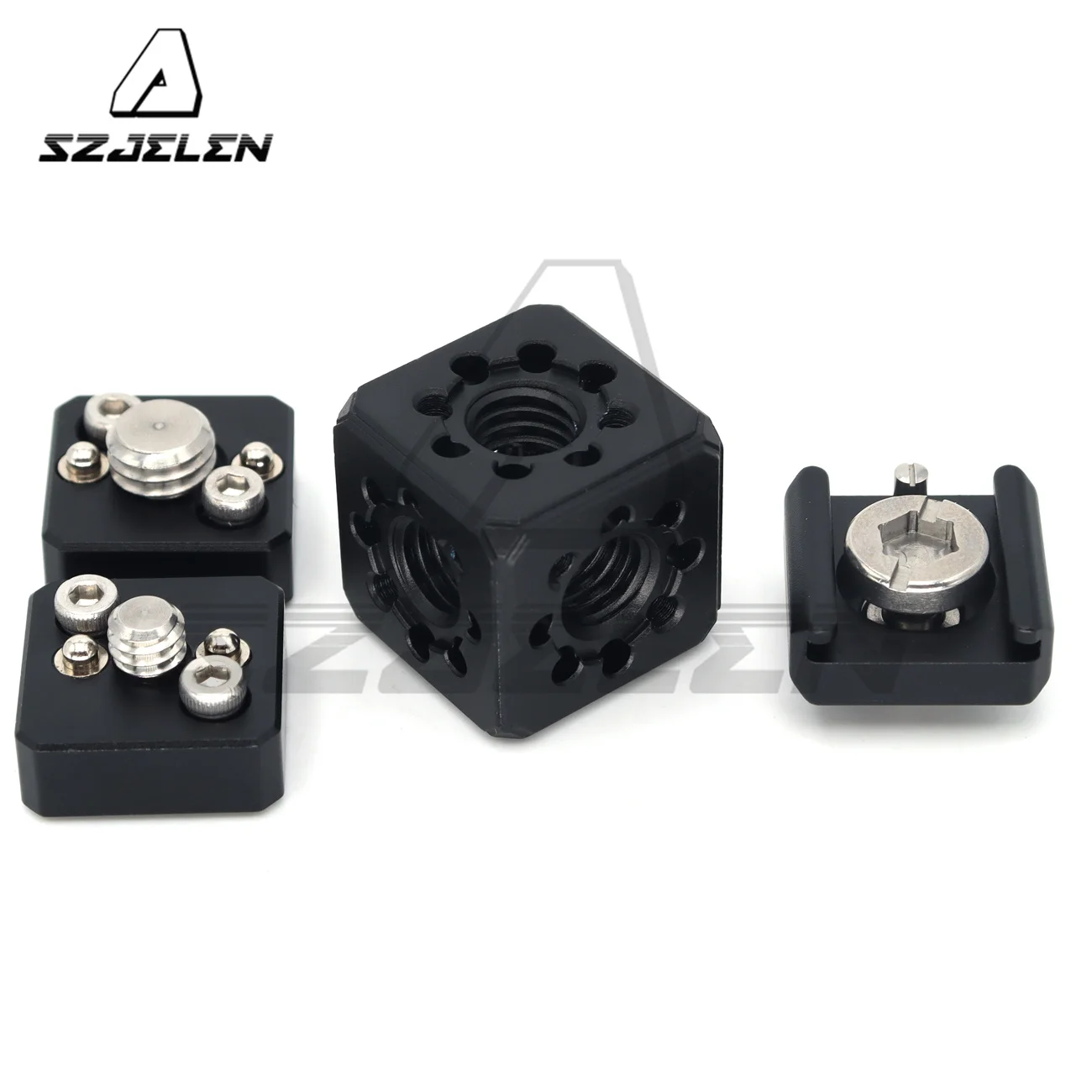 

Camera Multifunctional Block Installation Accessories, 1/4 "and 3/8" Screw Installation. Connect With Cold Boots