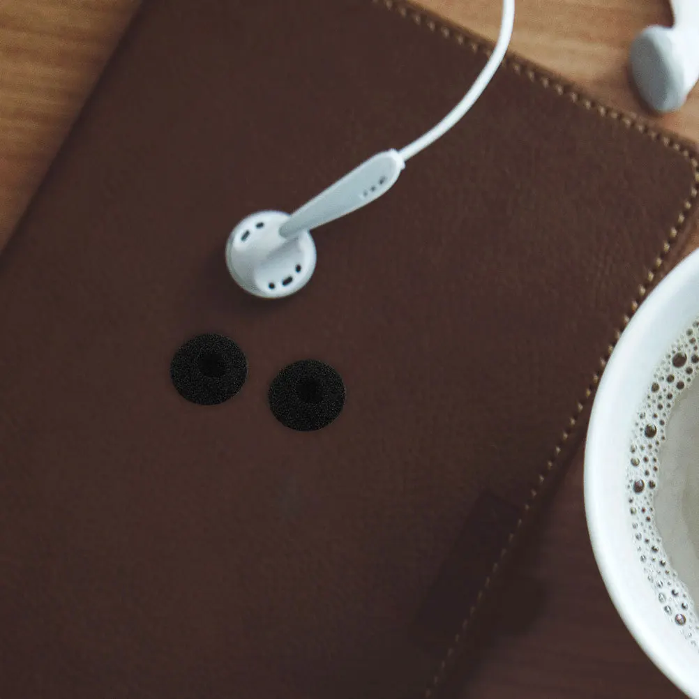 200 قطعة بطانة للأذن استبدال وسائد إسفنجية ناعمة ومريحة لنماذج سماعات الأذن المتعددة وسائد الأذن