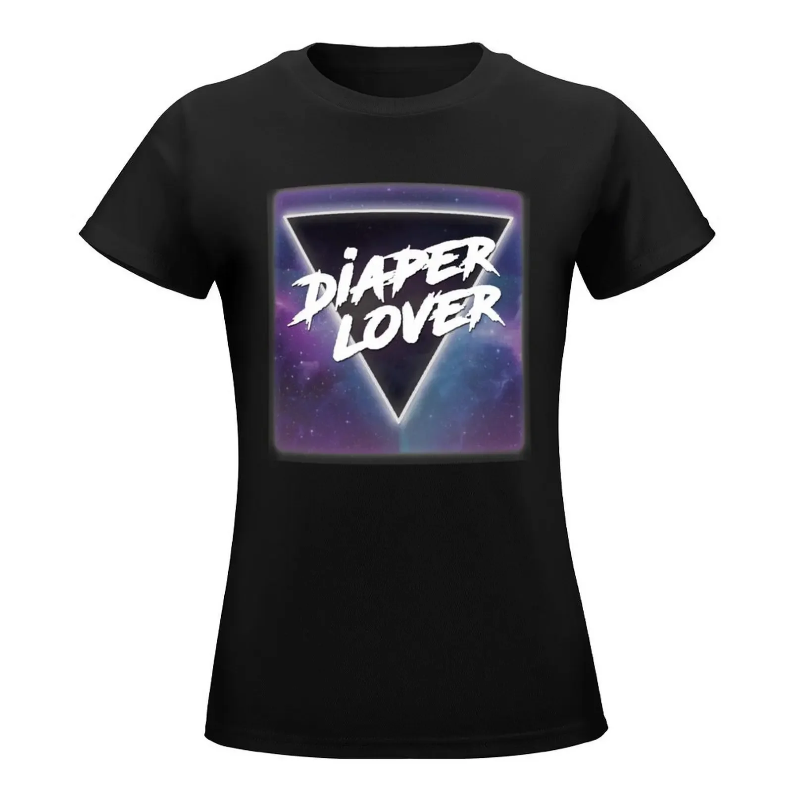 Diaper Lover - space T-Shirt summer top summer clothes luxury designer clothing Women