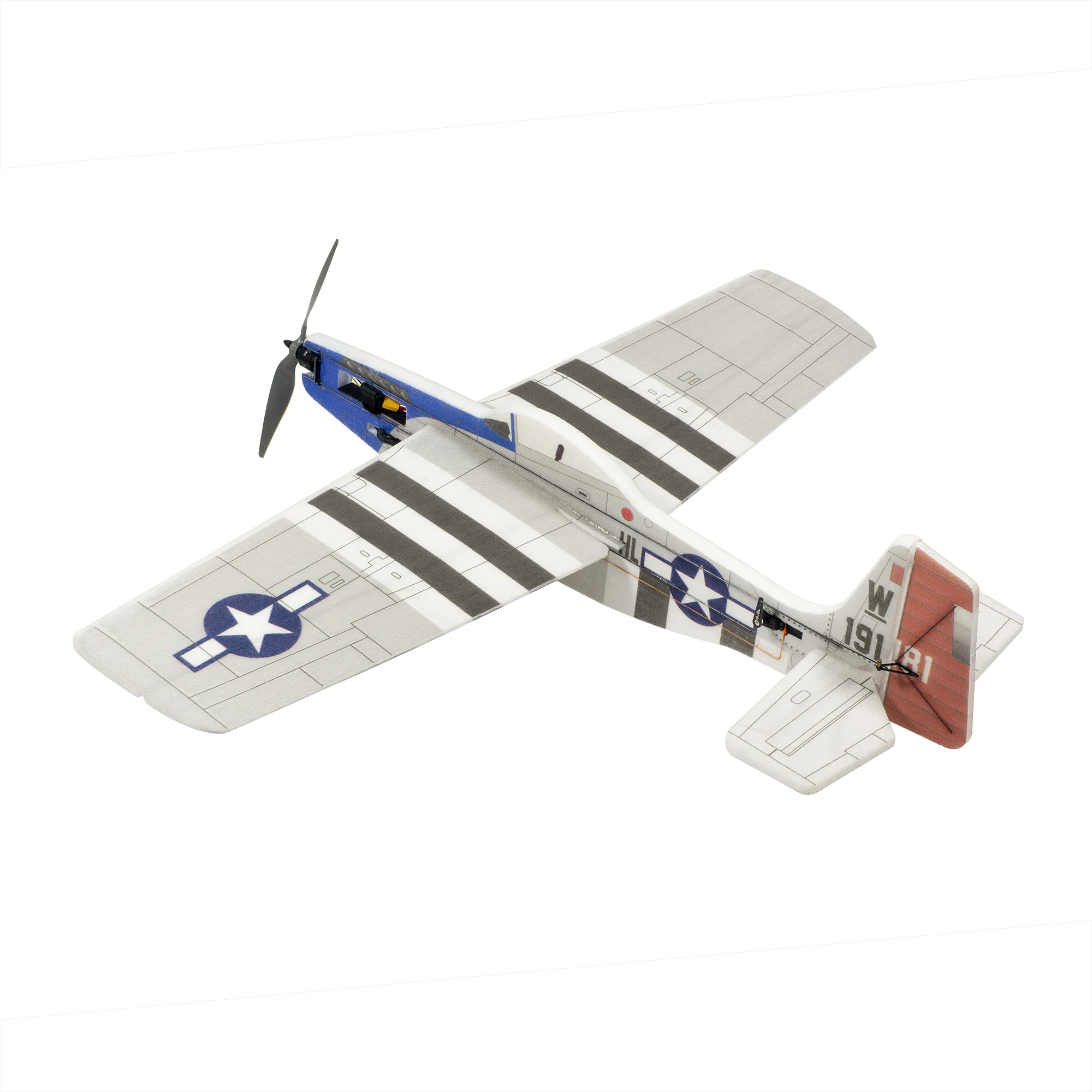 E45 P-51 Mustang 1000mm EPP RC Plane Kit | 39.3