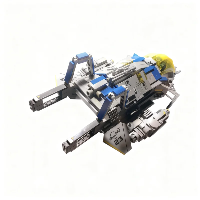 new-726pcs-moc-space-battle-recon-shuttle-model-creative-building-blocks-assembly-building-blocks-display-birthday-gift-home-set