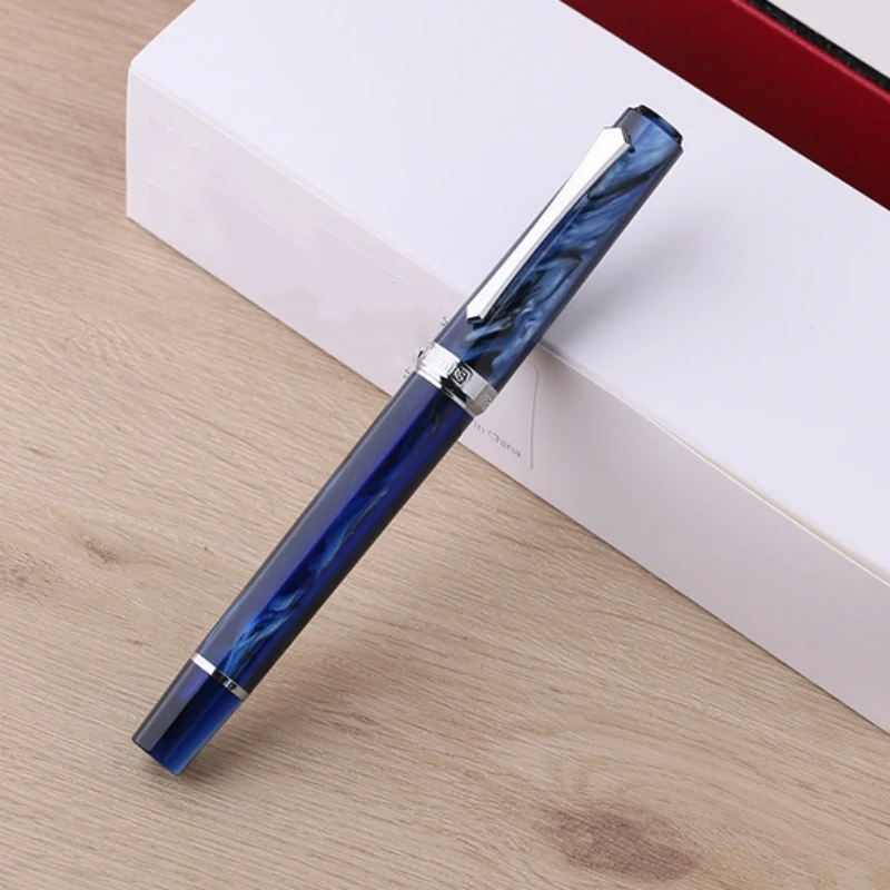 Penbbs 489 Ink Absorber Fountain Pen Beautiful Acrylic ink Pen iridium F Nib school Writing business Gifts pens Office Supplies