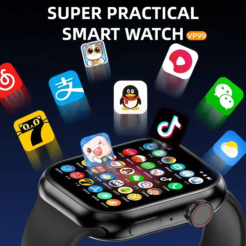 

VP99 Smartwatch 4G Amoled screen smartwatch with 180° rotating camera Global Talk GPS WIFI Sim card slotSports Watch