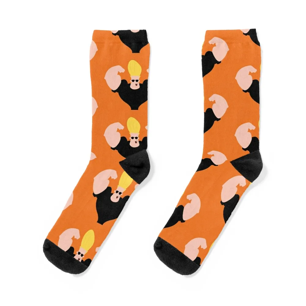 

Johnny Bravo Socks Antiskid soccer men cotton high quality anime shoes Designer Man Socks Women's