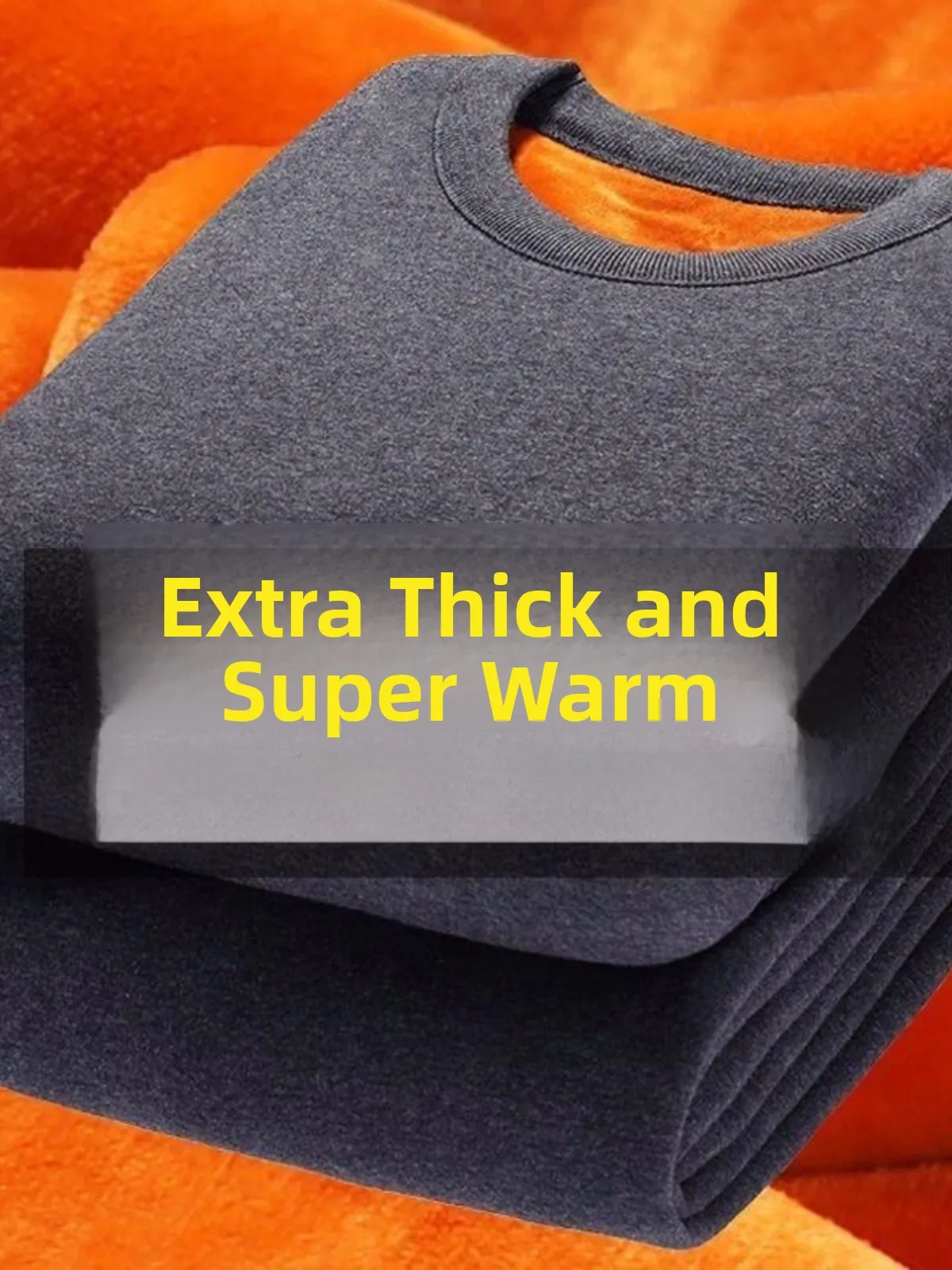 

Men's Thermal Underwear Set Fce Lined Thiened Base Layer irt Pants Winter Warmth Protection Large Size Autumn Clothes