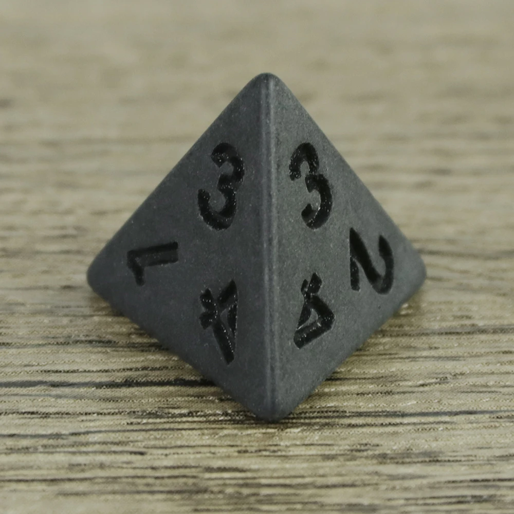 D4-D20 polyédrique noir 10 pièces/ensemble dés multi-côtés ensemble DND jeux pour drôle fête jeu de société