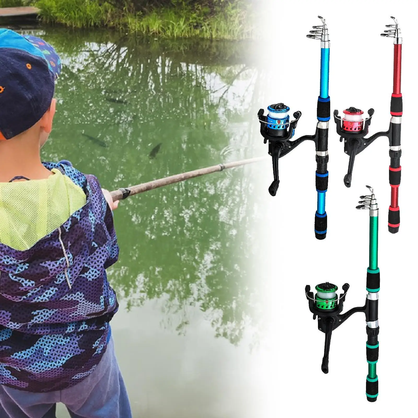 Kids Fishing Rod An…