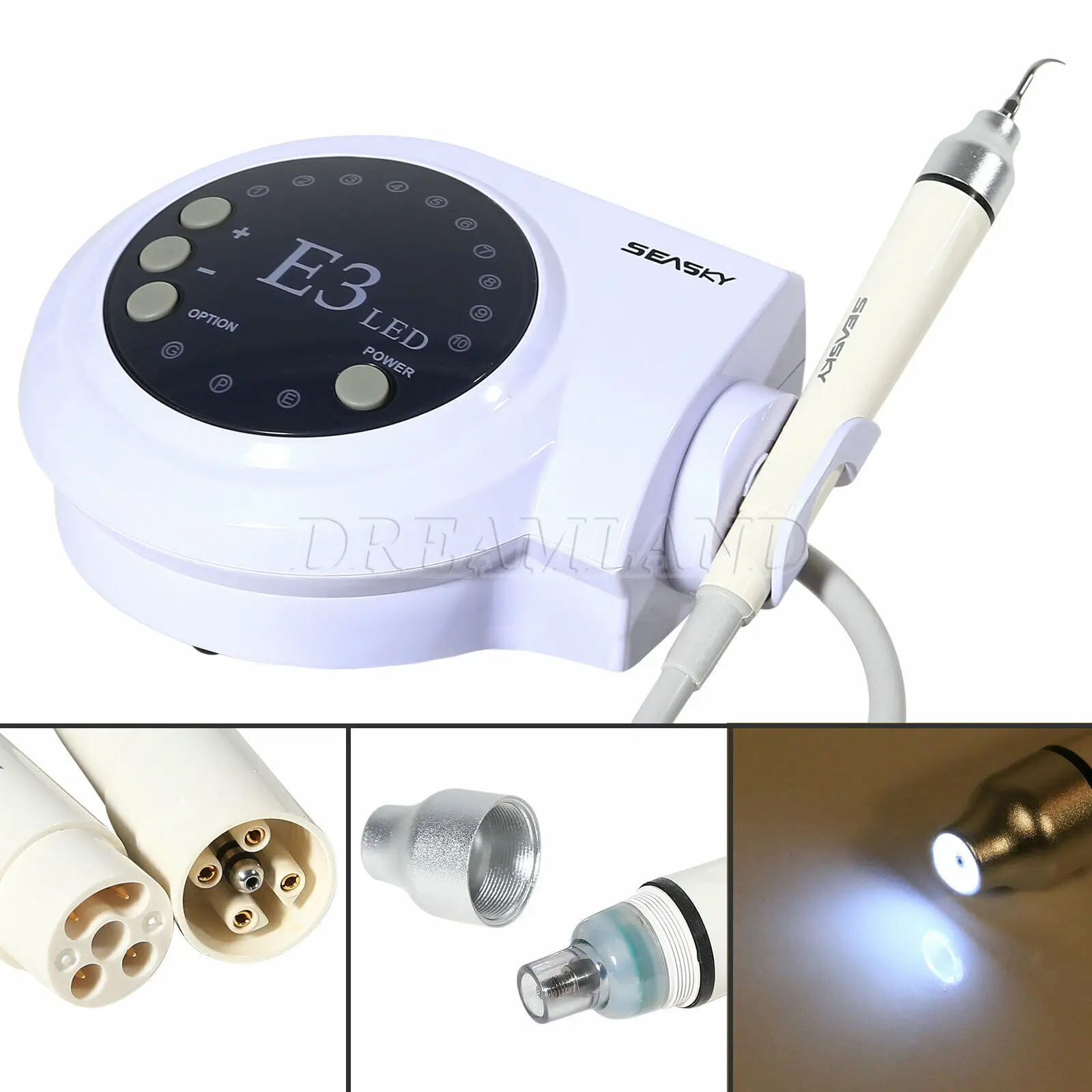 Dental Ultrasonic Piezo Scaler for Cavitron EMS with 1*LED light Scaler Handpiece E3L