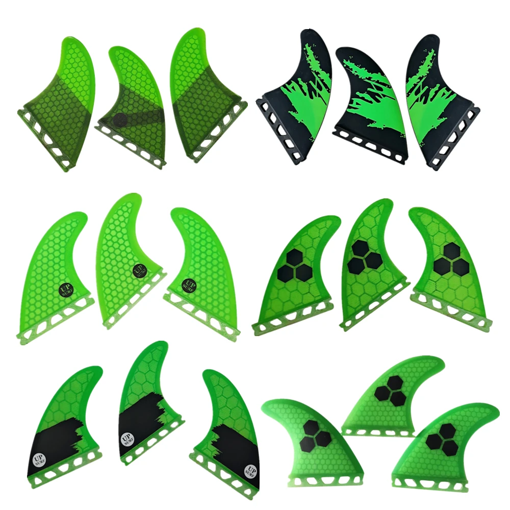 

UPSURF FUTURE Fins G3/G5/G7 Surf Keel Surfboard Fin 3pcs Quilha Surf Sup Accessories Paddle Board Surf Fin For Surfing